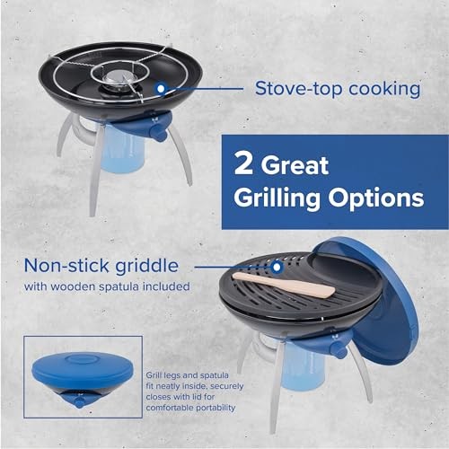 Campingaz Party Grill 100 Portable Camping Stove and BBQ, Black-1