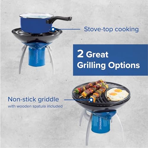 Campingaz Party Grill 100 Portable Camping Stove and BBQ, Black-2