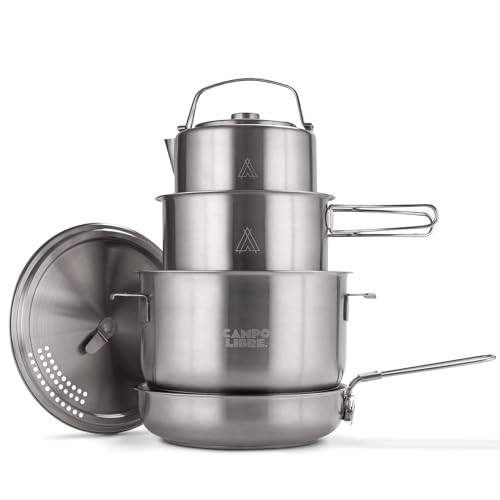 Campo Libre Enzo 6-Piece Camping Cookware Set