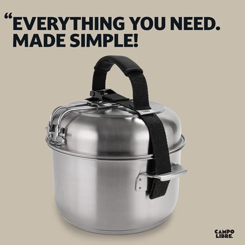 Campo Libre Enzo 8-Piece Camping Cookware Set-1