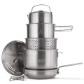 Campo Libre Enzo 8-Piece Camping Cookware Set