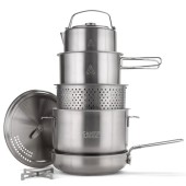Campo Libre Enzo 8-Piece Camping Cookware Set