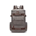 WTiger Grey Canvas Backpack with 15.6 inch Laptop Compartment