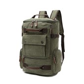 WTiger Green Canvas Backpack with 15.6