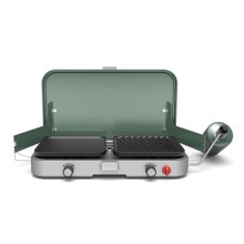 Coleman Cascade 3-in-1 2-Burner Camp Stove with Accessories, Hickory Moss C001