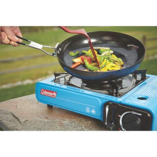 Coleman Portable Butane Stove with Carrying Case, Blue-6