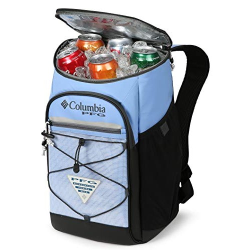 Columbia PFG Roll Caster Backpack Cooler, 30-Can, White Cap-2
