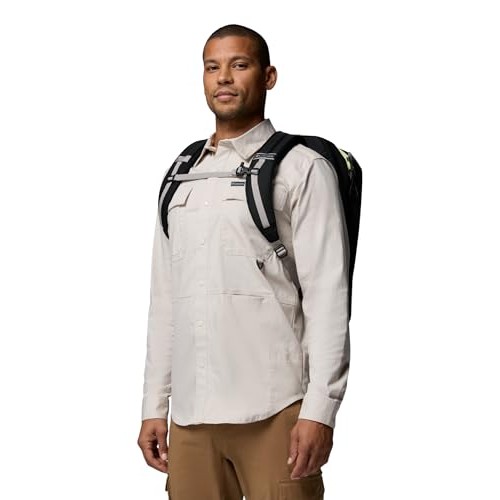 Columbia Landroamer Travel Backpack, Flint Grey/Black/Citron Haze, One Size-2