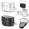 Lukeyarm Combat Rice 2-Type Mestin Rice Cooker, Black