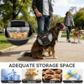 Cyrank M Black Dog Hiking Backpack Harness Saddle Bag