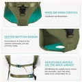 petmix Green L Dog Carrier Backpack, Adjustable Hands-Free Front Carrier