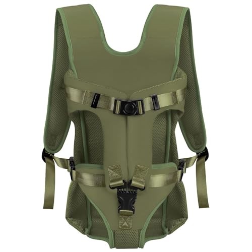 petmix Green L Dog Carrier Backpack, Adjustable Hands-Free Front Carrier