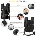 DOBVDLA Dog Front Carrier Backpack, Soft Pad, Black, XL