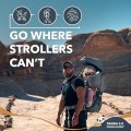 Dromader Panda 2.0 Olive Baby Carrier Backpack for Hiking, up to 18kg