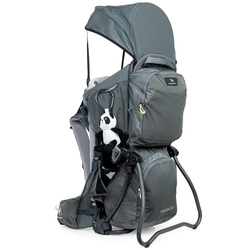 Dromader Panda 2.0 Olive Baby Carrier Backpack for Hiking, up to 18kg