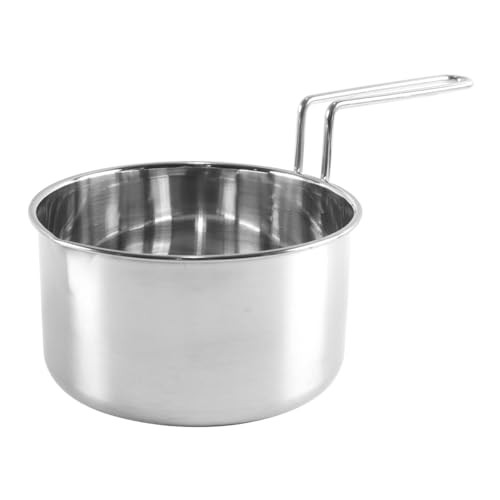 Durlo 1000ml Stainless Steel Camping Pot with Lid, Folding Handle, Pour Spout and Storage Bag-2