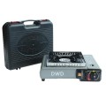 DWD Premium 2.5kW Camping Gas Stove with Windshield, Grey