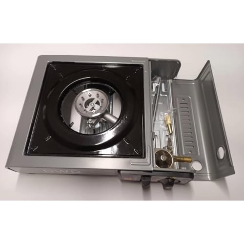 DWD Premium 2.5kW Camping Gas Stove with Windshield, Grey-6