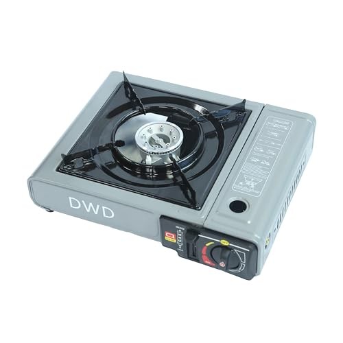 DWD Premium 2.5kW Camping Gas Stove with Windshield, Grey-7