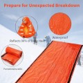 Dzronda Emergency Sleeping Bag 6 Pack with Whistle