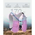 ECOHUB Pink Hydration Vest Running Backpack with 2L Water Bladder