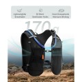 ECOHUB Hydration Vest Running Backpack with 2L Water Bladder, 6 Pockets, Black