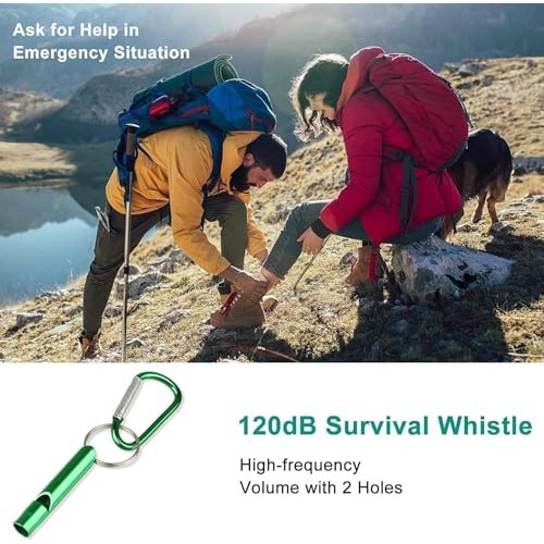 EEEKit Camouflage Survival Bivy Bags, 2 Pack with Whistle-5
