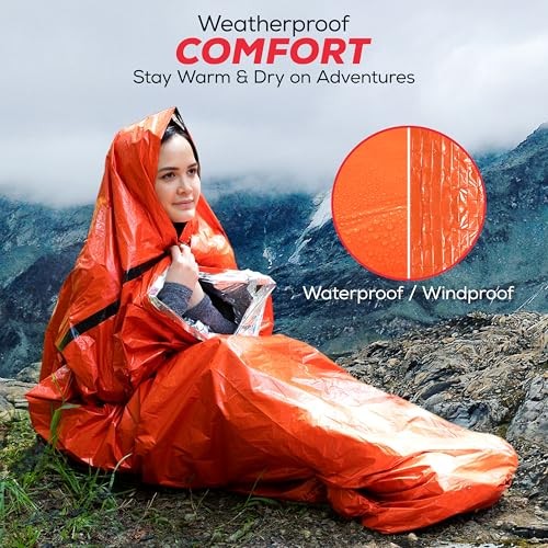 Mart Cobra Emergency Sleeping Bag 3 Pack, Mylar Bivy Sacks-3