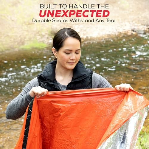 Mart Cobra Emergency Sleeping Bag 3 Pack, Mylar Bivy Sacks-4