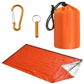 Molygar Emergency Sleeping Bag and Bivvy Sack with Survival Whistle