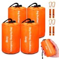 Cymuber Emergency Sleeping Bag Survival Bag, Survival Orange, 4 Pack