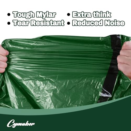 Cymuber Emergency Sleeping Bag Survival Bag, Army Green, 2 Pack-3