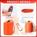 Krysel Emergency Survival Bivvy Bag, Lightweight Thermal Sleeping Bag, Waterproof and Windproof