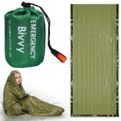 FCXVXCL Emergency Survival Sleeping Bag Bivy Sack, Green