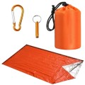 Kaquxibix Emergency Thermal Sleeping Bag and Bivvy Sack with Whistle