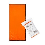 Trekrite Emergency Waterproof Survival Bivi Bag, Lightweight Thermal Foil, High Visibility Orange, Single Pack