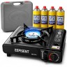 GAS STOVE + 4 BUTANE GAS CAN
