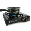 EUROCATCH 1 Burner Gas Cooker with 16 Gas Cartridges and Carrying Case