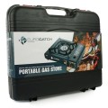 EUROCATCH 1-Burner Gas Cooker with Carrying Case, incl. 4 Gas Cartridges