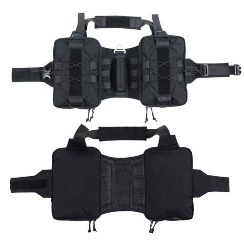 EXCELLENT ELITE SPANKER Dog Pack Saddle Bag Backpack, Black, L-4