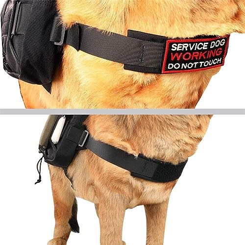 EXCELLENT ELITE SPANKER Dog Pack Saddle Bag Backpack, Black, L-5