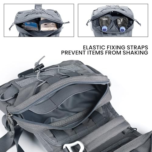 EXCELLENT ELITE SPANKER Grey Dog Pack Saddle Bag Backpack, L-3