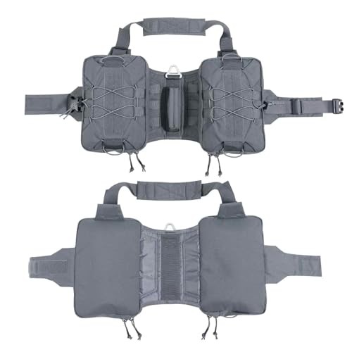 EXCELLENT ELITE SPANKER Grey Dog Pack Saddle Bag Backpack, L-4