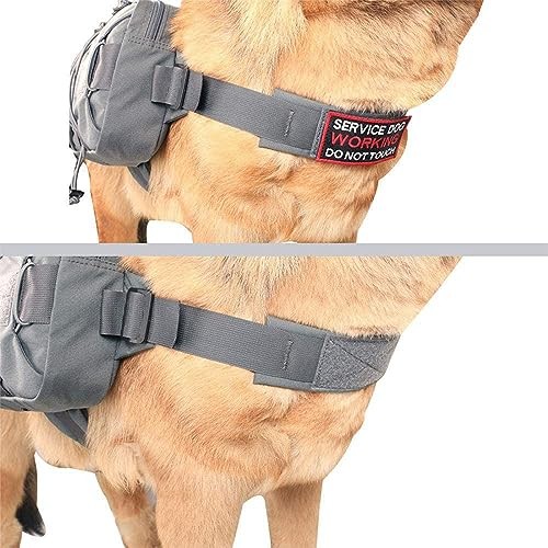 EXCELLENT ELITE SPANKER Grey Dog Pack Saddle Bag Backpack, L-5