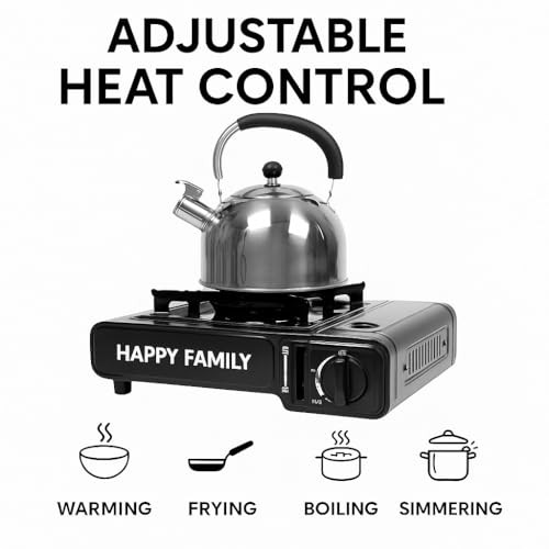 EXPANSIA Portable Gas Camping Stove with Carry Case-3