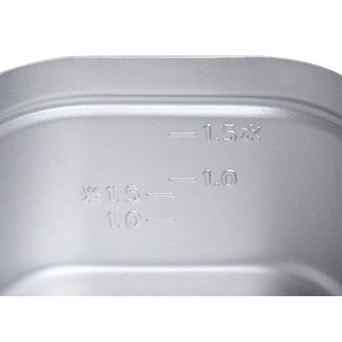 Field to Summit OFCARC1 Anodised Aluminium Rice Cooker, 1.5 Cups, 800 ml-5