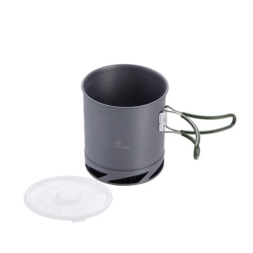 Fire-Maple 1L Aluminium Camping Pot with Heat Exchanger-1