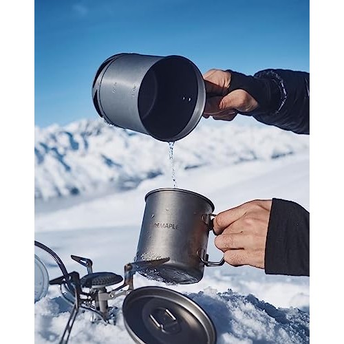 Fire-Maple 1L Aluminium Camping Pot with Heat Exchanger-7