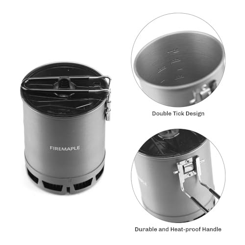 Fire-Maple G3 Petrel 600ml Ultralight Camping Pot, 162g-2