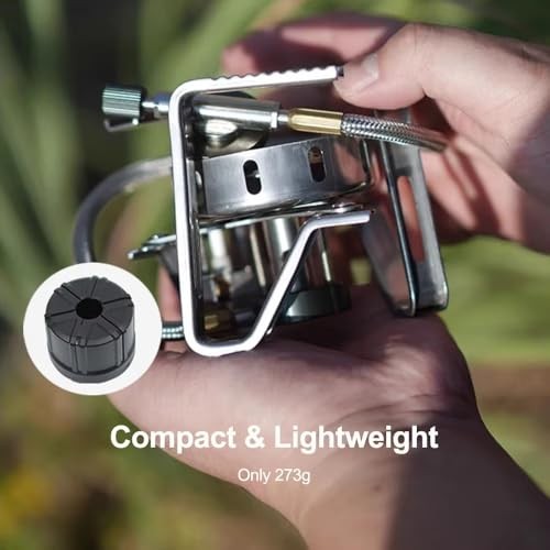Fire-Maple FMS-125 Pro Portable Camping Gas Stove, 3200W Mini Foldable Backpacking Burner with Piezo Ignition-2